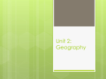 Unit 2: Geography