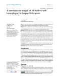 a retrospective analysis of 56 children with