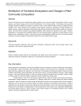 Distribution of Terrestrial Ecosystems and Changes in Plant