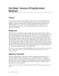 Fact Sheet: Sources of Polychlorinated Biphenyls