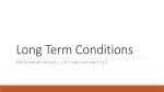 Long Term Conditions - City and Hackney CCG