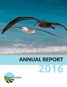 annual report - Pacific Rim Conservation