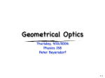 9-26 Geometrical Optics