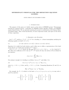 Determinant formulas for the reflection equation algebra