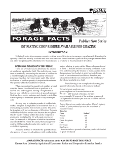 S115 Forage Facts Notebook - Missouri State University