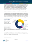 Capacity Performance Driven Investments