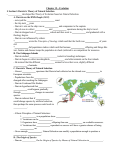 Chapter 15—Evolution I. Section 1:Darwin`s Theory of