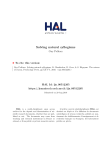 Solving natural syllogisms - Hal-SHS