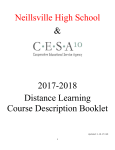 2017-18 Distance Learning Course Guide