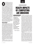 Health Impacts of Composting Air Emissions