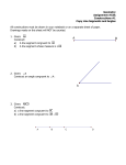 Geometry Assignment #53A Constructions #1 Copy Line Segments