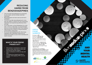 Benzodiazepines - NorthWestern Mental Health