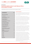 Fossil fuel subsidy reform in sub-Saharan Africa