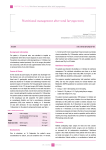 Nutritional management after total laryngectomy