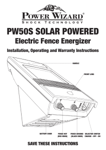 PW50S Manual - Power Wizard