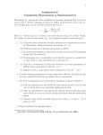 Assignment-21 Conduction Phenomenon is