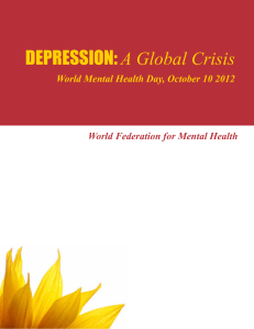 DEPRESSION: A Global Crisis