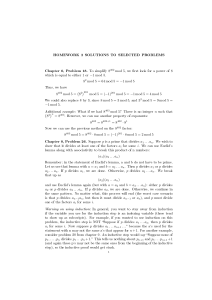 homework 2 solutions to selected problems