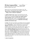 Ch 5 Sec 2: Igneous Rocks Guide for Reading