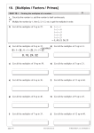 18. [Multiples / Factors / Primes]