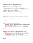 Chapter 1. Introduction: Matter and Measurement