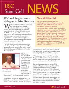 Winter 2016 USC Stem Cell Newsletter