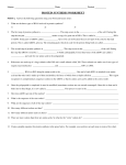 PROTEIN SYNTHESIS WORKSHEET