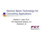 Electron Beam Technology for Converting Applications