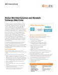 BioCyc Microbial Genomes and Metabolic Pathways Web Portal