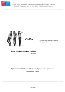 Zara: Marketing in Fast Fashion