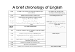 a brief chronology of medieval England