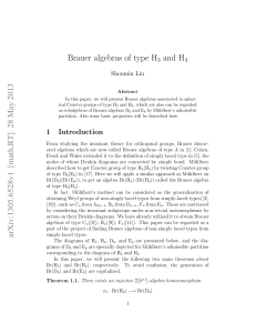 Brauer algebras of type H3 and H4 arXiv