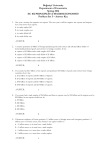 Answer Key - Department Of Economics