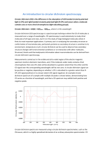 An introduction to circular dichroism spectroscopy