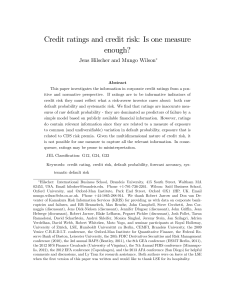 Credit ratings and credit risk: Is one measure enough?