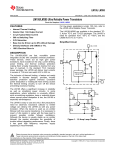 LM195/LM395 Ultra Reliable Power Transistors (Rev. C)