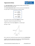 Trigonometric Ratios - George Brown College