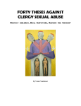 forty theses against clergy sexual abuse