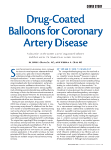 Drug-Coated Balloons for Coronary Artery Disease