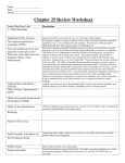 Chapter 25 Review Worksheet