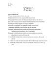 Chapter 2 Chemistry