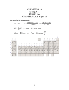 Exam 3 Key