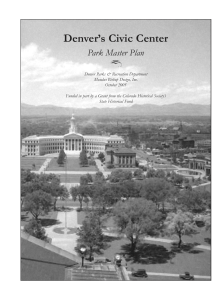 Denver`s Civic Center Park Master Plan