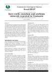 Rare earth, tantalum and niobium minerals reported in Tasmania