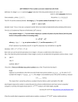 LAST HANDOUT: Prime numbers and some related facts (Ch 23