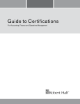 Guide to Certifications