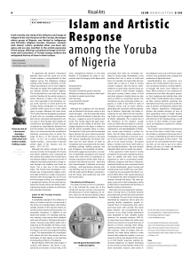 Islam and Artistic Response among the Yoruba o f N i g e r i a