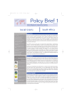 Social Grants in South Africa - Overseas Development Institute