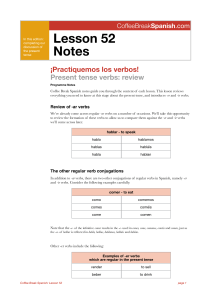 Lesson 52 Notes