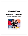 Program of Studies - North East School District